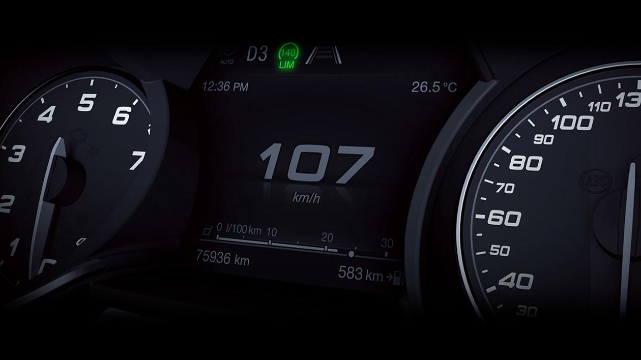 Visualisation of the Giulias active cruise control