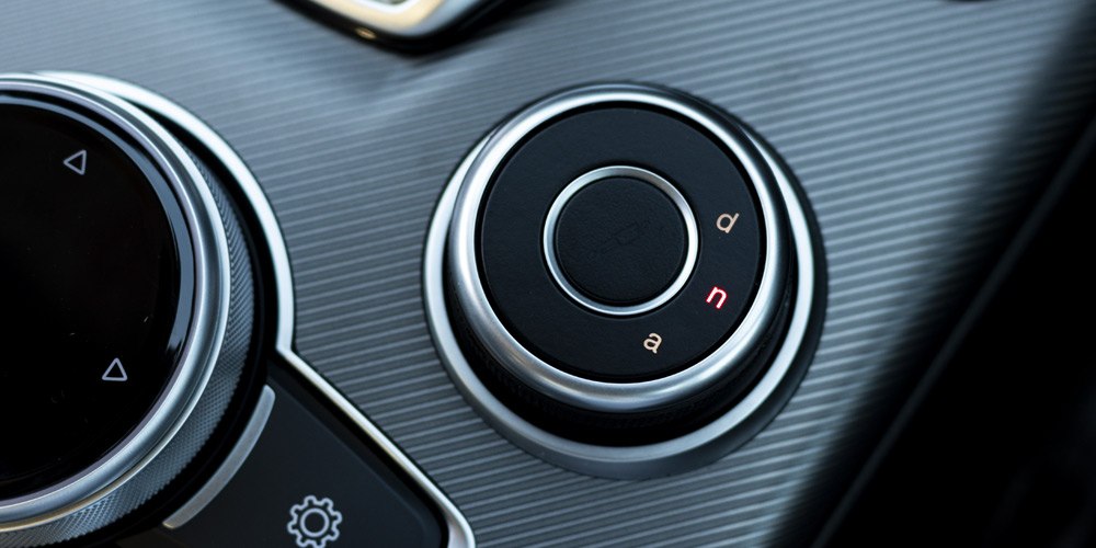 Alfa DNA switch on the centre console