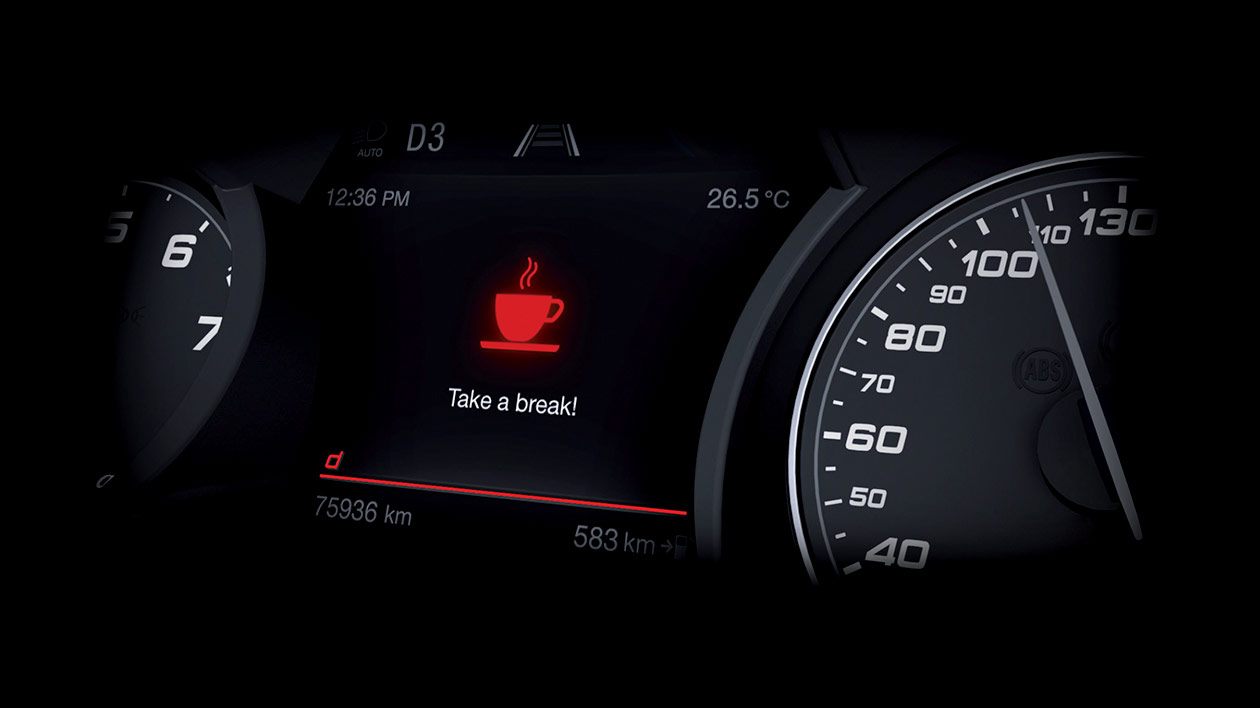 Visualisation of a Stelvio's drivers alert